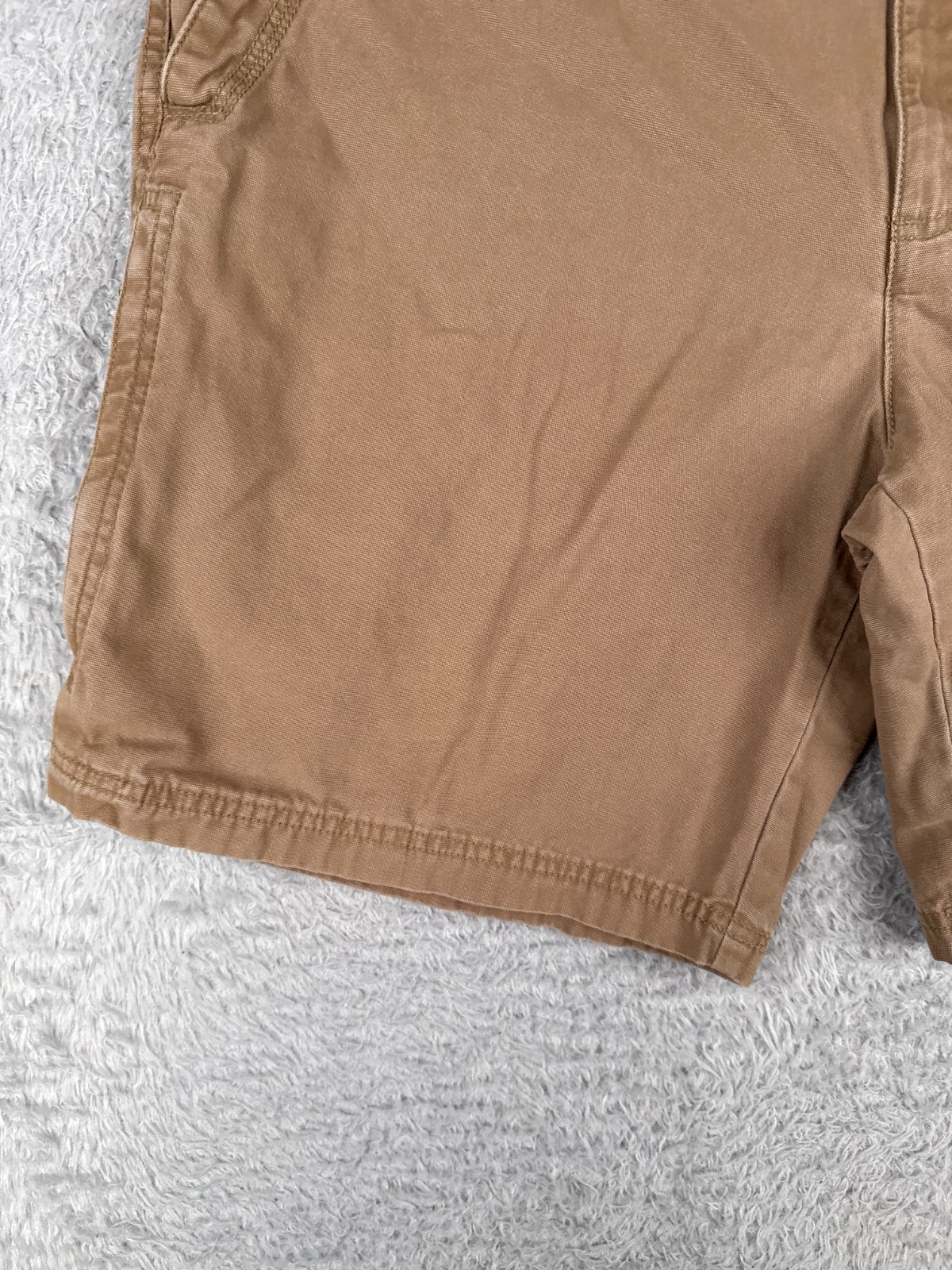 Columbia Shorts Men 36 Brown Cargo 100% Cotton Duck Fabric 9″ Hike Camp Fishing