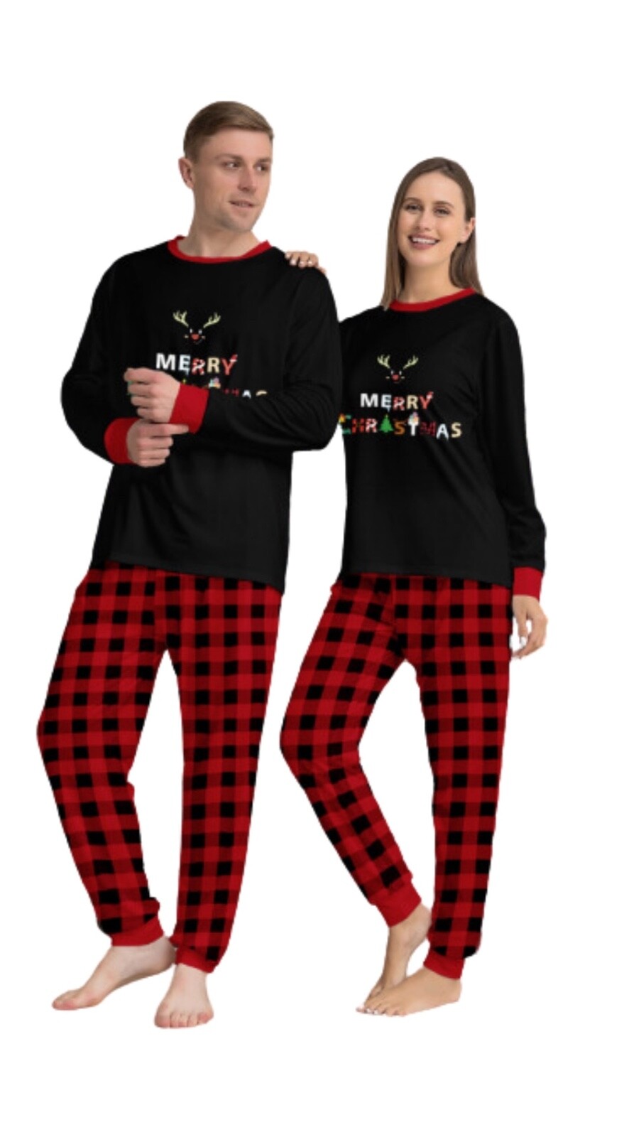 Christmas Family Matching Pajama Sets, Pets, Assorted Prints, Soft Fabric