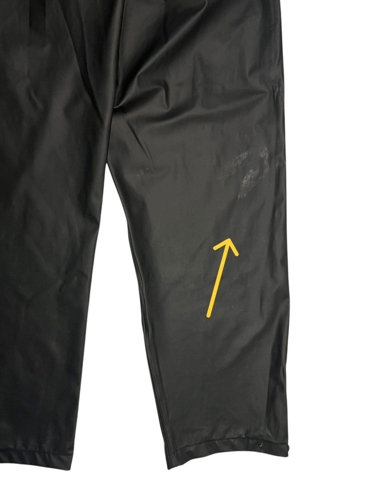 HELLY HANSEN Black 100% Polyurethane OUTDOOR RAIN PANTS Kid Hike Gear YOUTH L/16