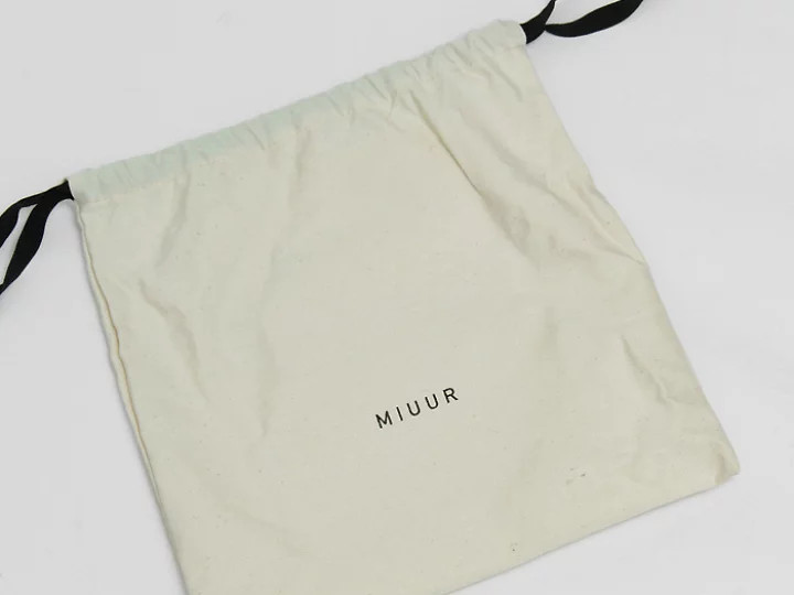 MIUUR 12.75 X 13 ”IVORT Dust Bag Drawstring DUST BAG ONLY