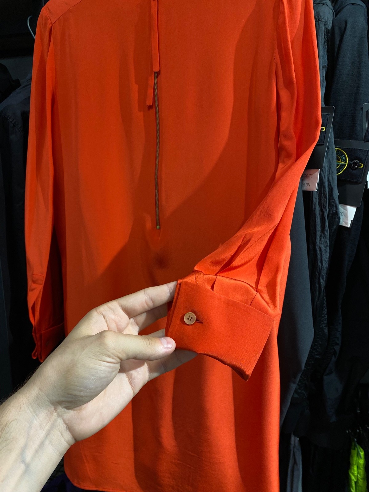 Rare vintage Miu Miu Red Silk Dress Size 40