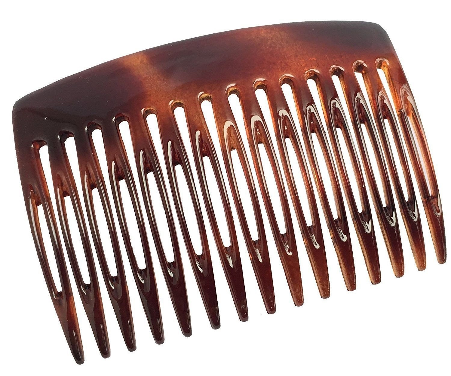 Parcelona French Nice N Simple Shell 2 Pieces Cellulose Side Hair Comb Combs