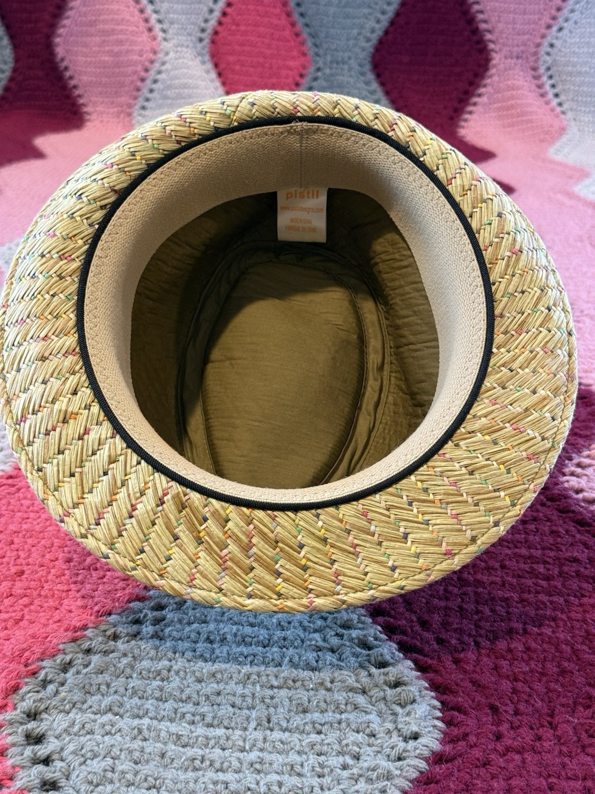 Pistil Women’s FROLIC FEDORA Yellow Straw Hat