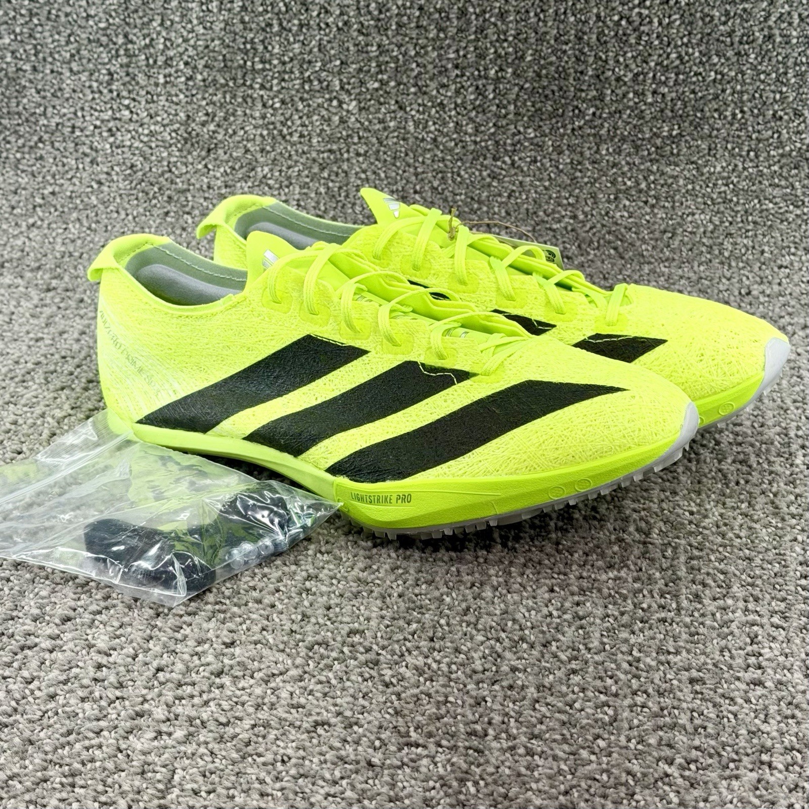 Adidas Adizero Prime SP 3 Strung Lucid Lemon Track Cleats IH5800 Men’s Size 7