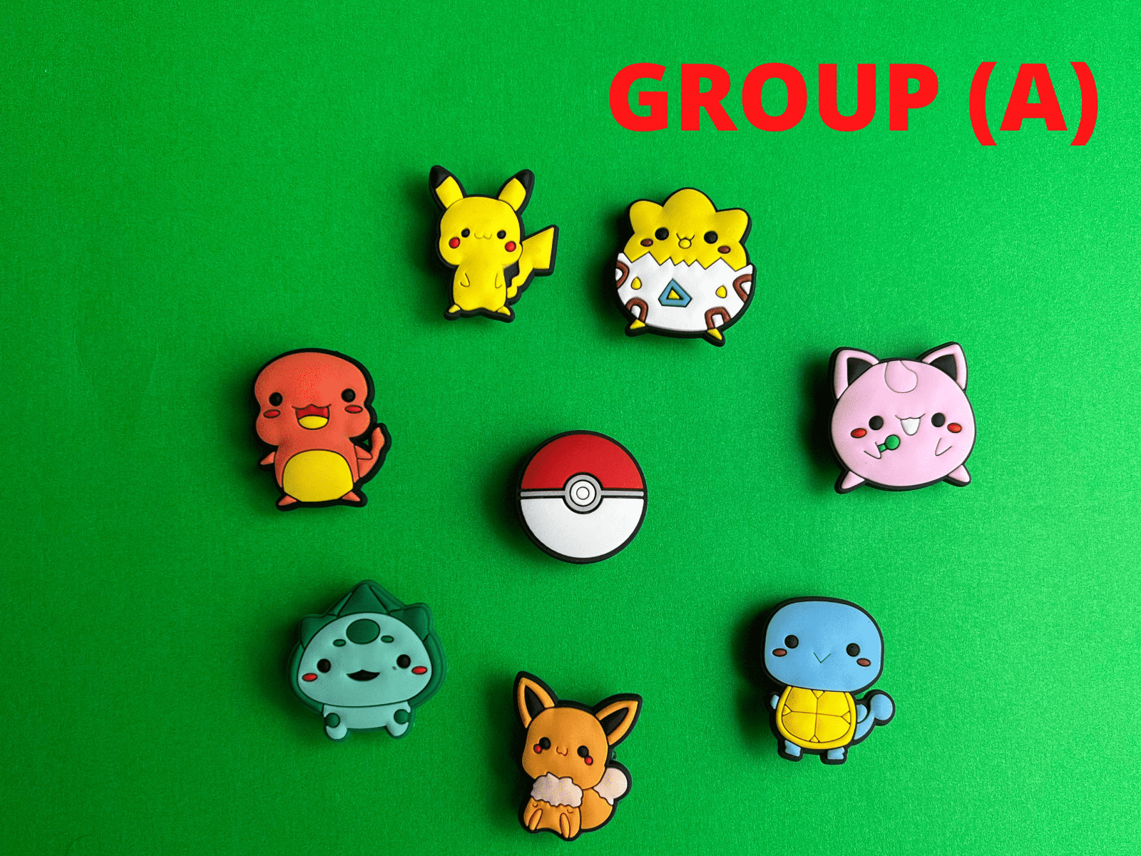 Pokemon Inspired Shoe Charms For Crocs Anime Charms Pikachu Charms LOT