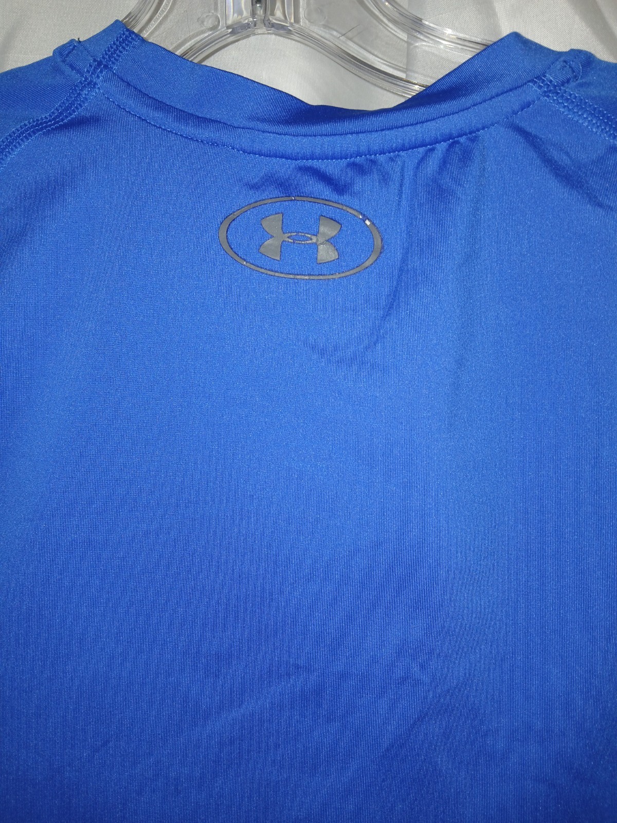 Under Armour HeatGear Blue Fitted UPF 30+ Short Sleeve Crew T-Shirt