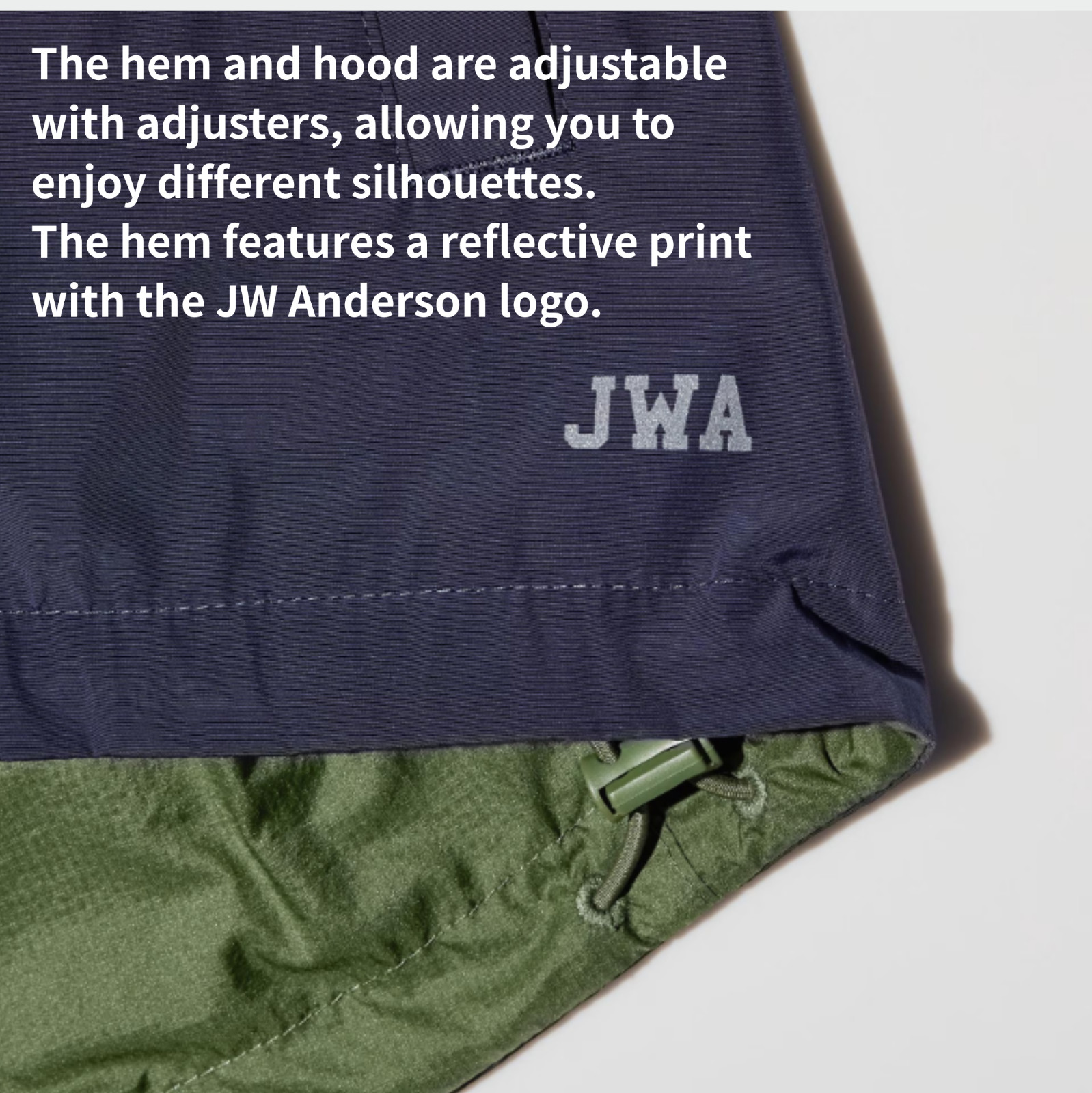 UNIQLO JW ANDERSON Windproof Short Parka Navy Wine Women XS-3XL New JAPAN
