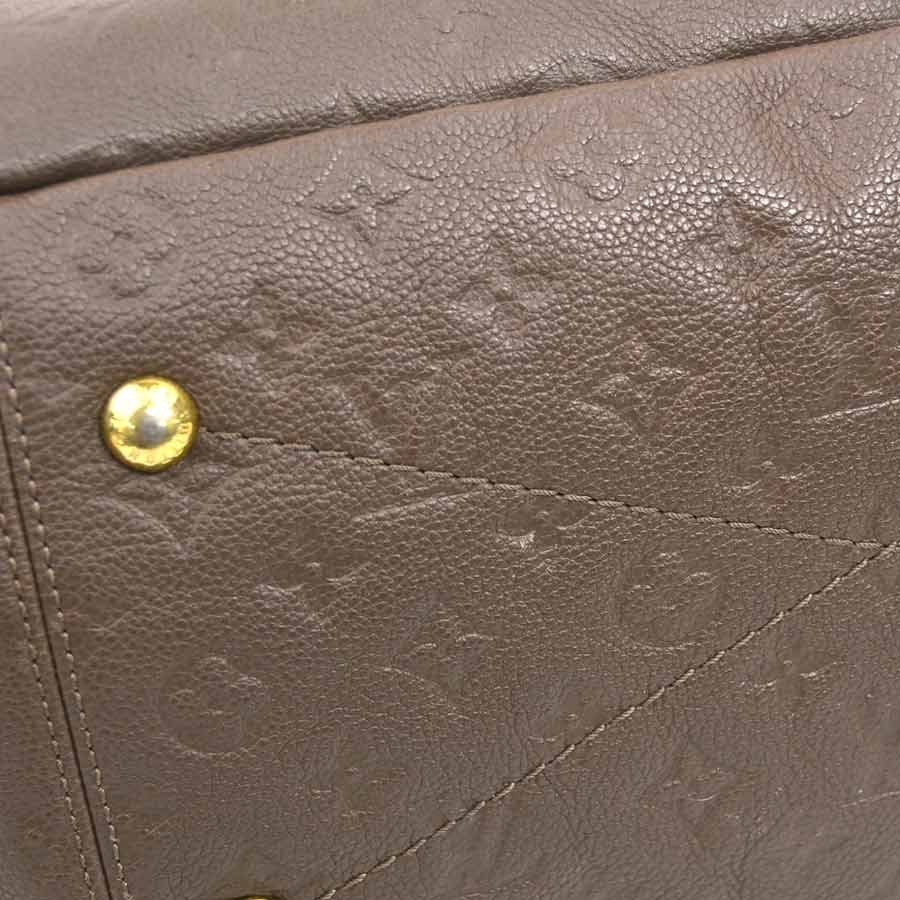 Auth LOUIS VUITTON Monogram Empreinte Artsy MM Shoulder Bag Brown M94171 e61661k