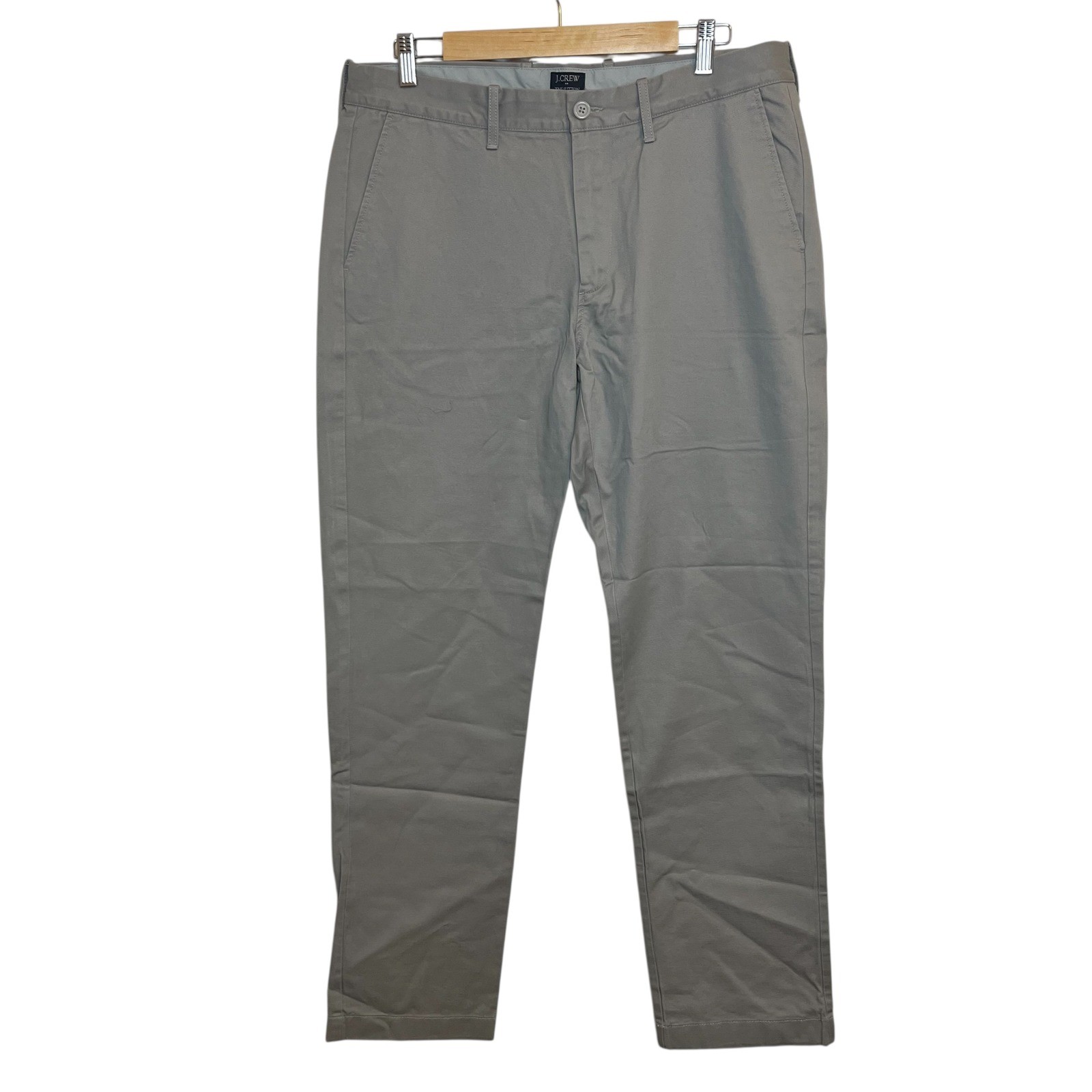 J. Crew The Sutton Mens Gray Casual Chino Pants Trousers Size 32×32