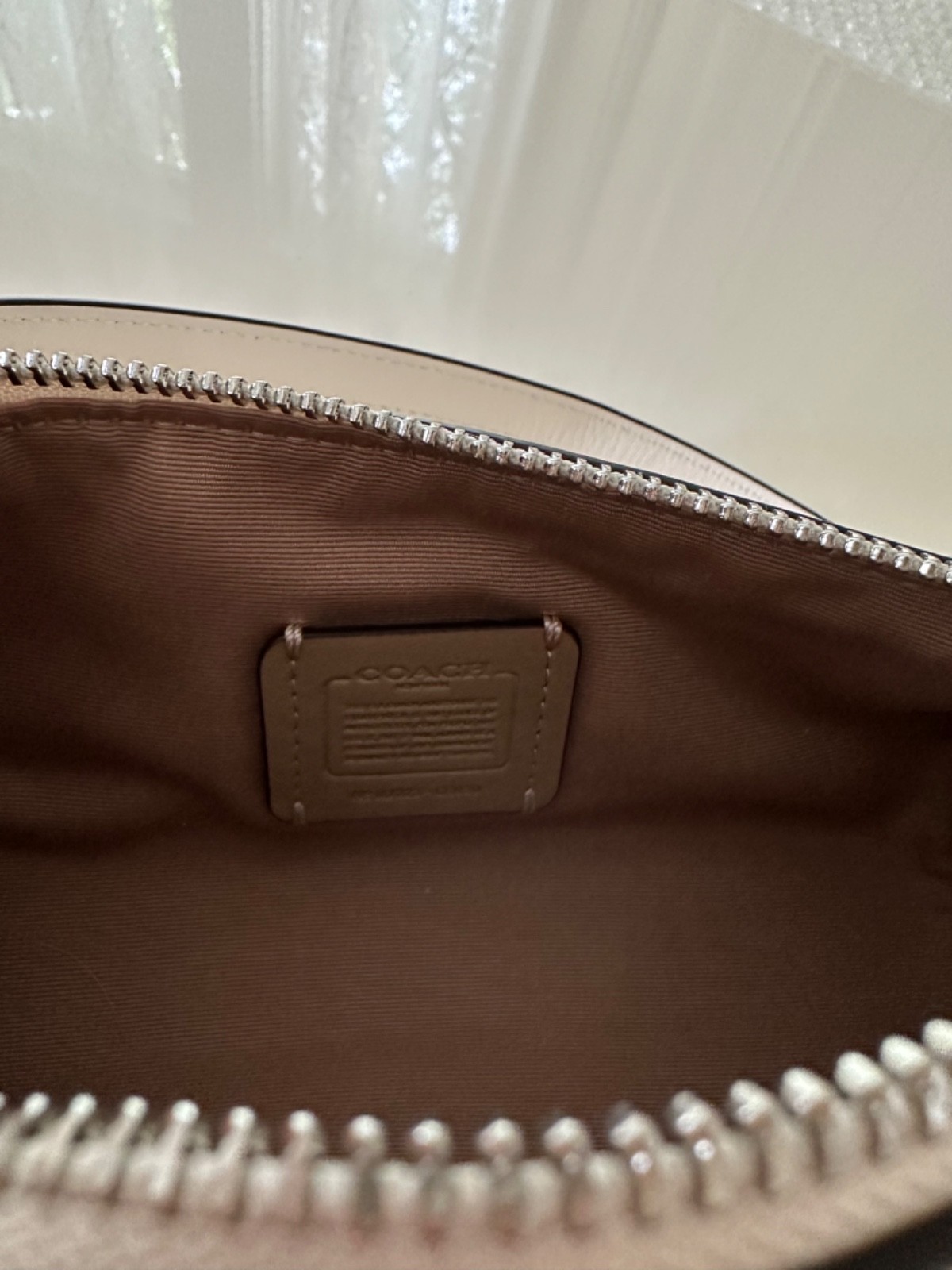COACH NOLITA BARREL BAG SMOOTH CHALK LEATHER CR530