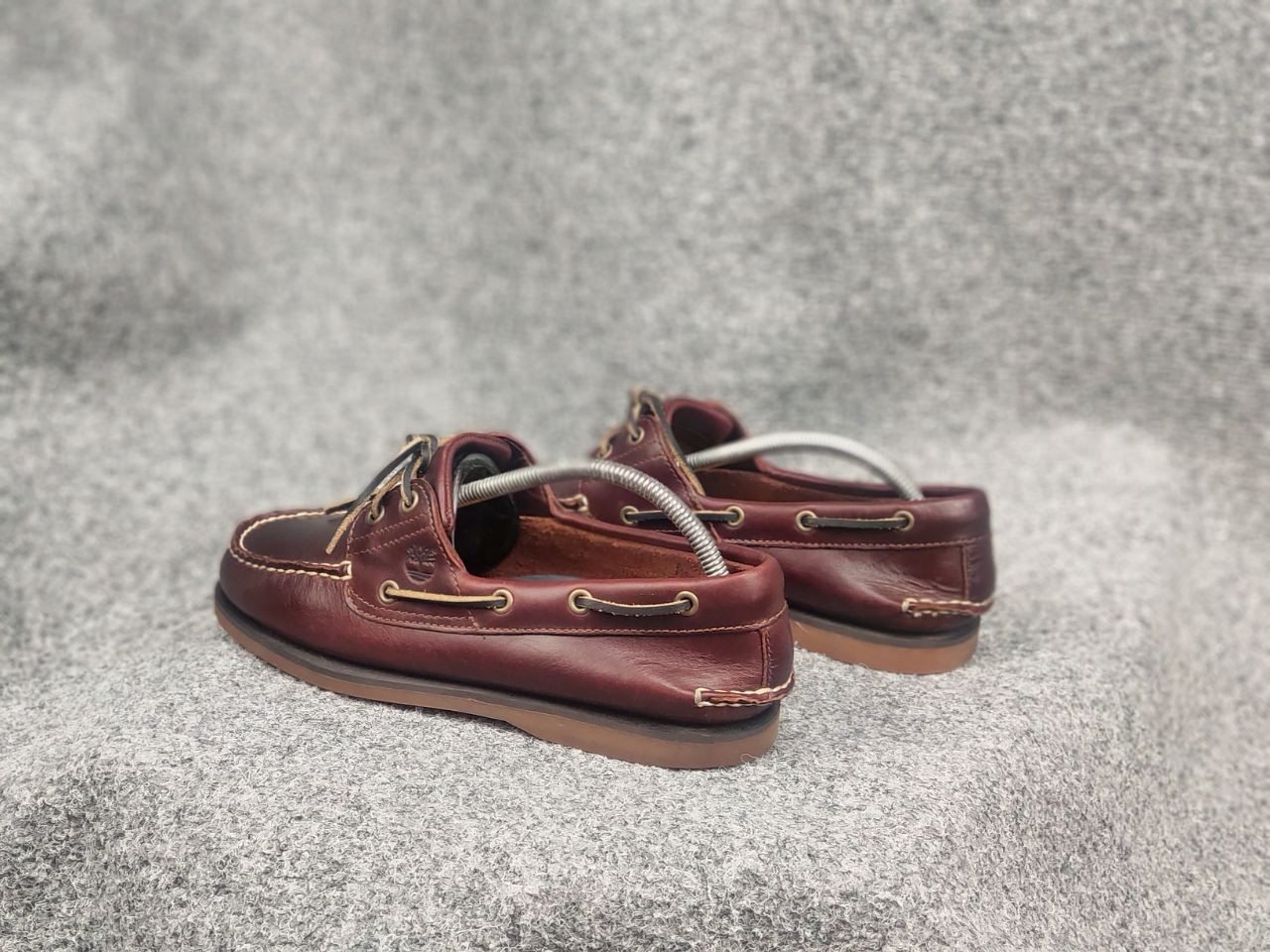 Timberland Classic 2-Eye Boat Leathe Shoes mens topsiders in brown Vintage Style