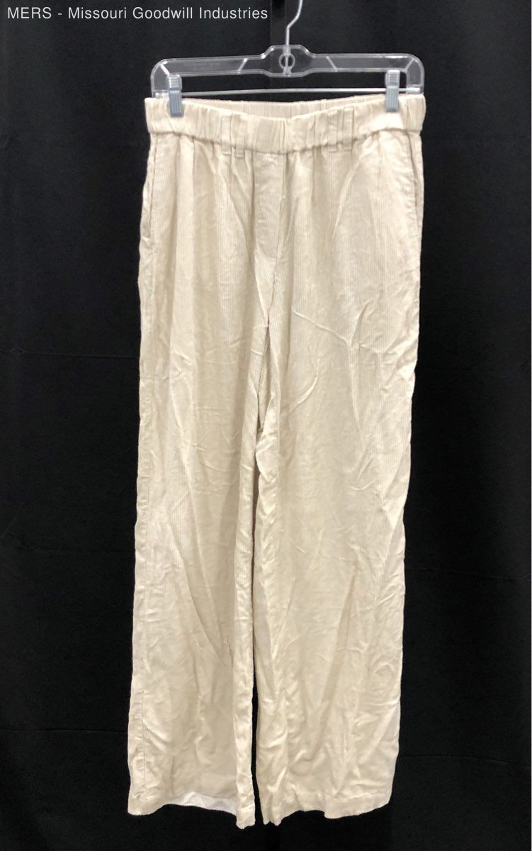 J.Jill Women’s Barley Viscose Corduroy Wide Leg Elastic Waist Pants XS NWT