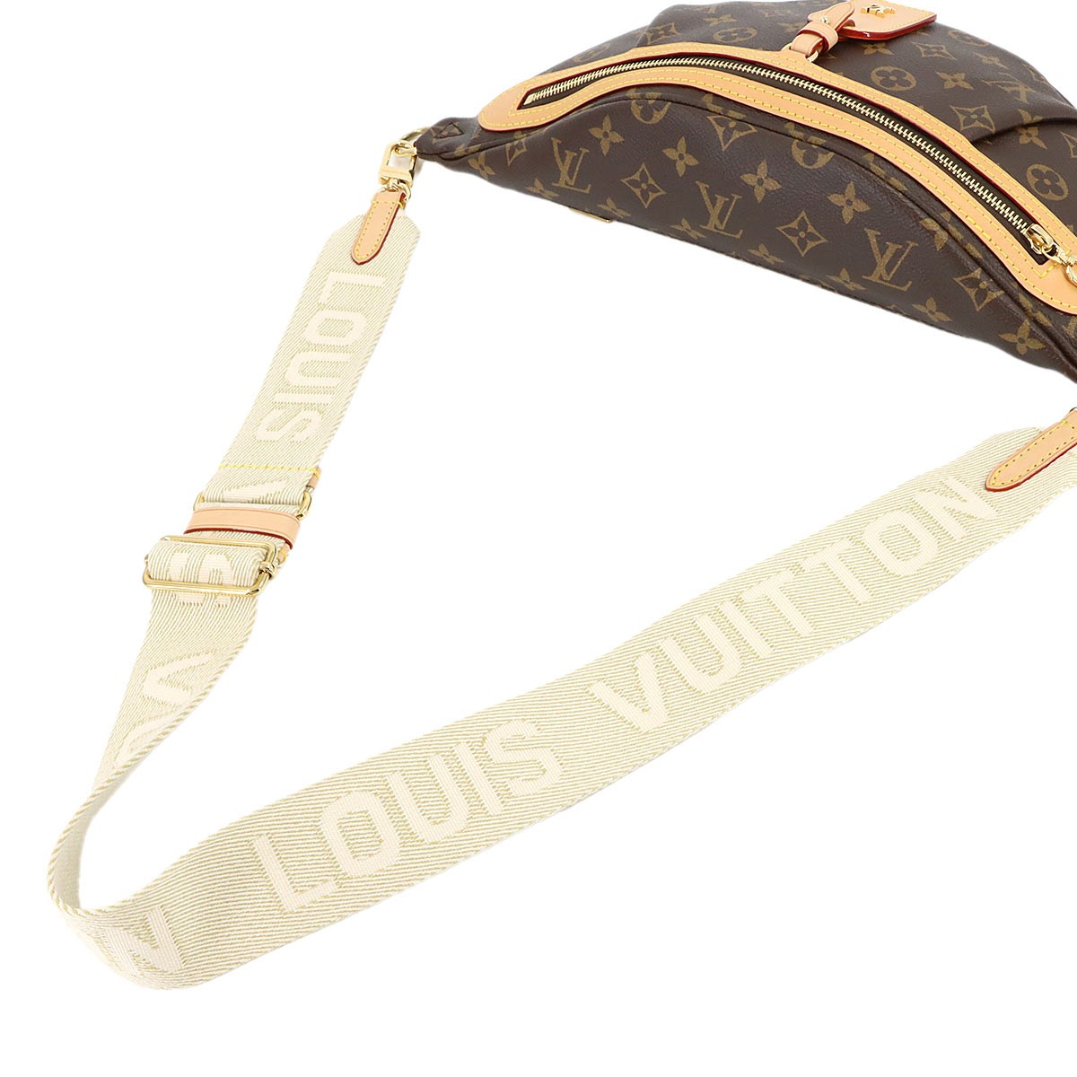 LOUIS VUITTON Monogram High Rise Body Bag Brown M46784 90322580