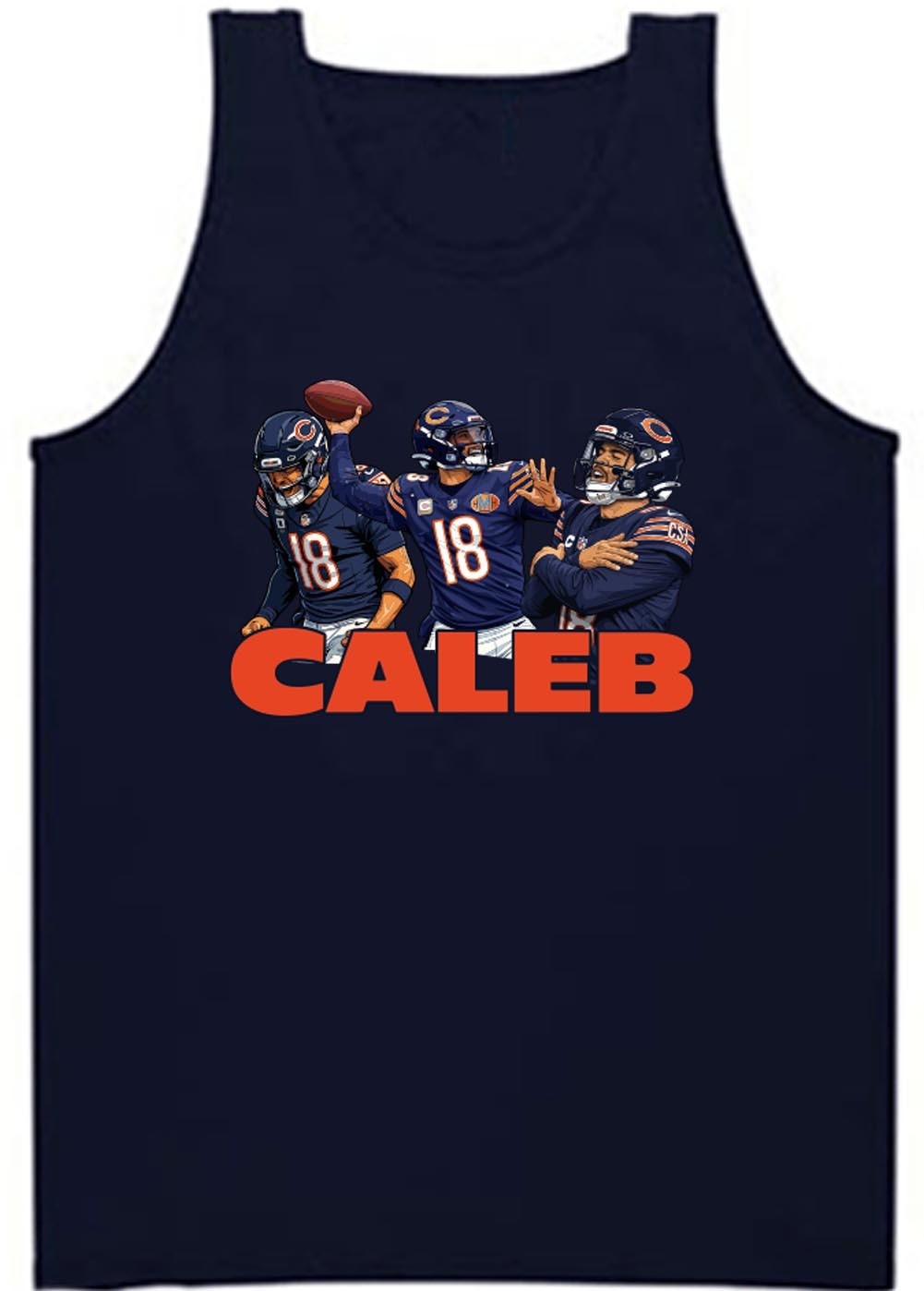 Caleb Williams Collage Bears Tank Top Shirt T-Shirt