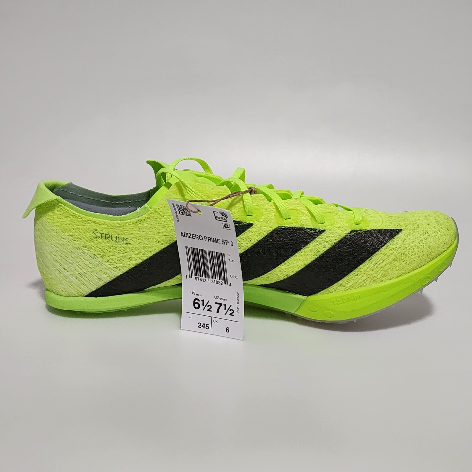Lot 2 Adidas Adizero Prime SP 3 Strung Running Men’s Sz 6.5 x 1, Sz 7.5 x 1