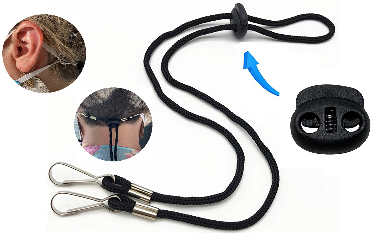 New Adjustable Face Mask Lanyard Holder Comfortable Strong Clasp Strap Design