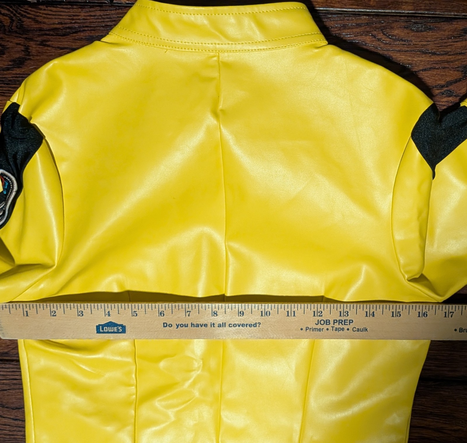 Kill Bill Vol I &II Uma Costume Jacket Faux Leather Yellow Cosplay Size S – NWT