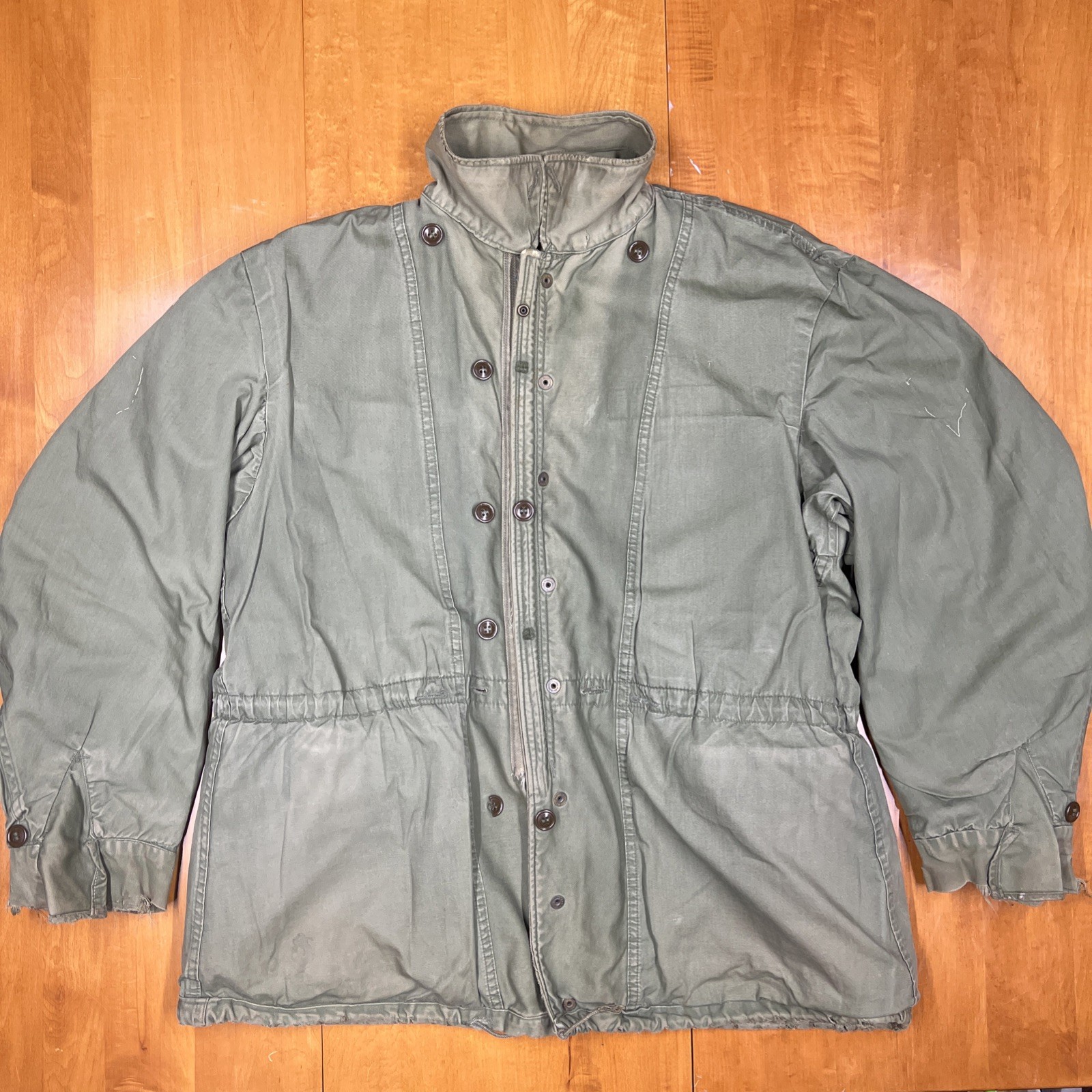 Korean War US Army Military Field Jacket M51 M-1951 Combat Cold Weather Medium