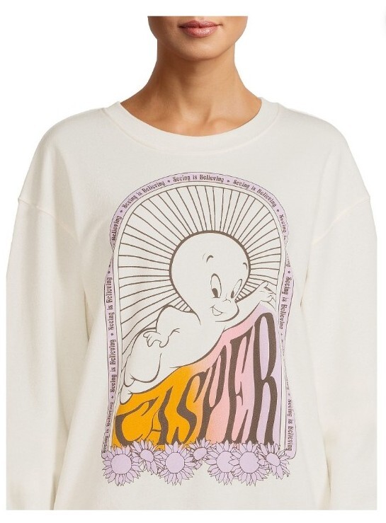Casper the Friendly Ghost Sweatshirt Seeing is Believing XS S M L XL 2X 3X NEW