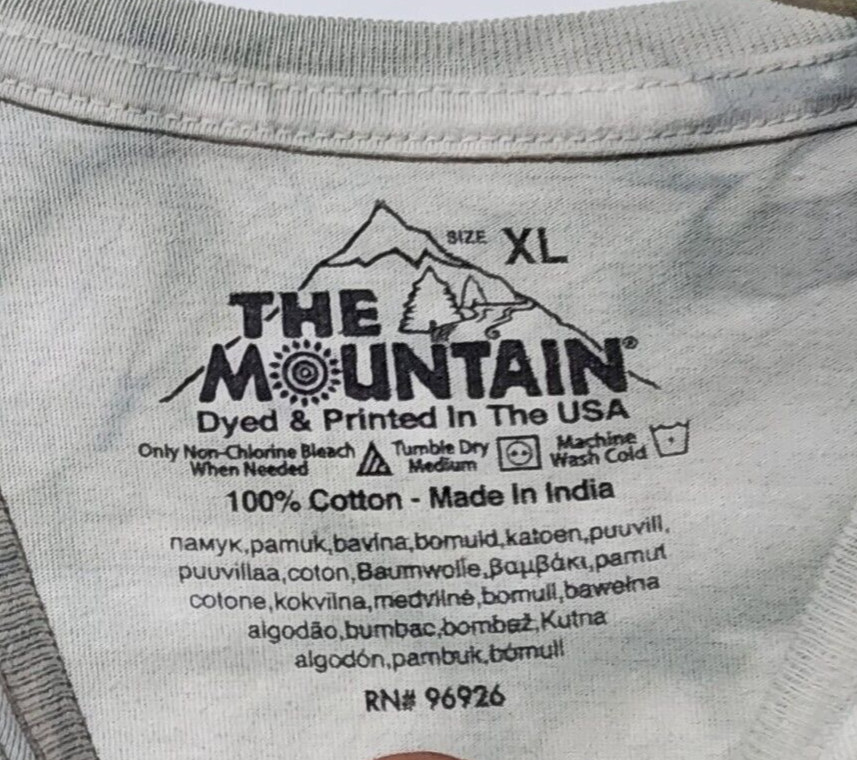 The Mountain Horse Tie Dye T Shirt Andreas Lie Youth Light Green XL New