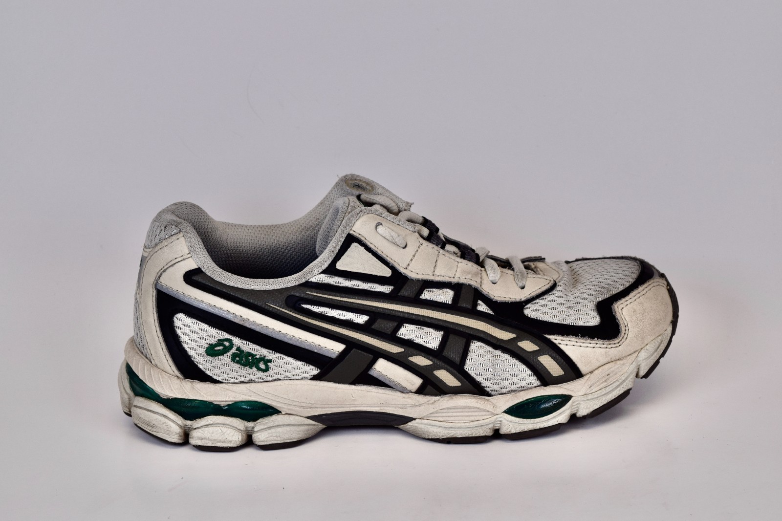 ASICS Mens Gel-NYC 2055 Pale Oak Truffle 1203A542-200 Black Teal Sneakers Size 6
