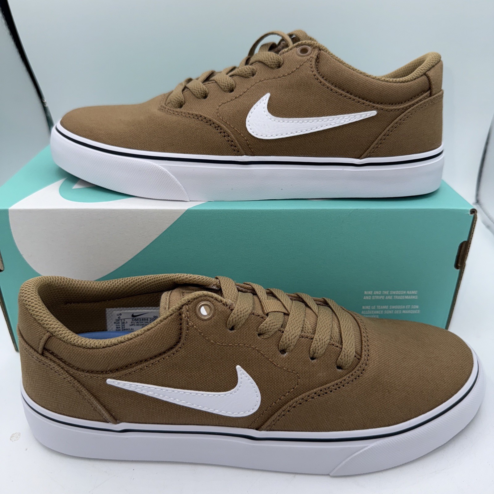 Size 6M/7.5W – Nike Chron 2 Canvas SB Driftwood DM3494-200