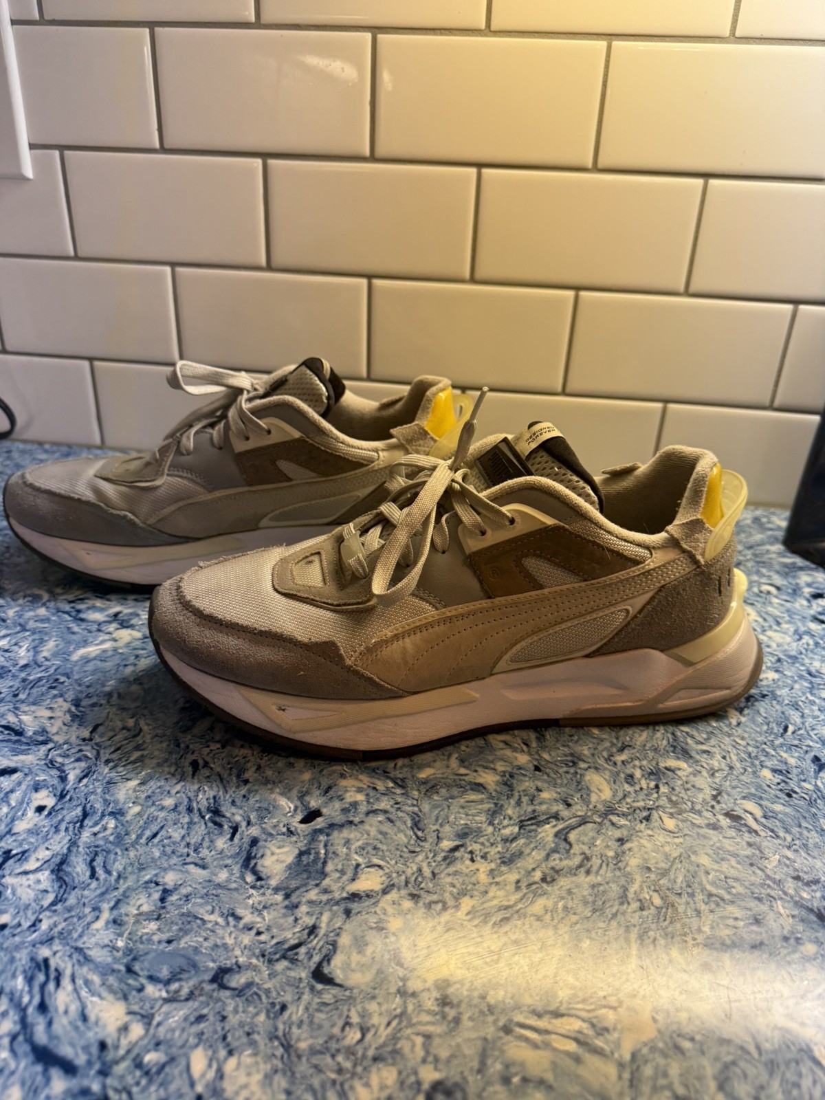 Puma Mirage Sport Size 10 Steel Grey/Grey Violet Shoes🔥Vintage Hot Runner