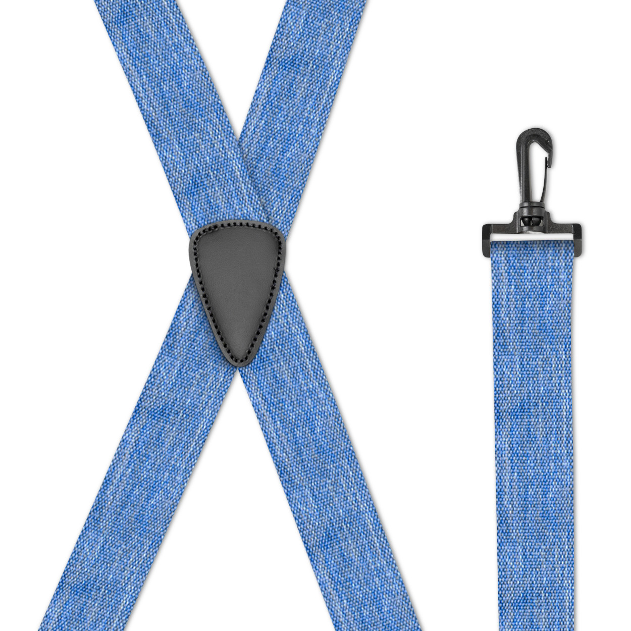 Men’s Suspenders with Plastic Belt Loop Snaps, Various Colors X, USA Made