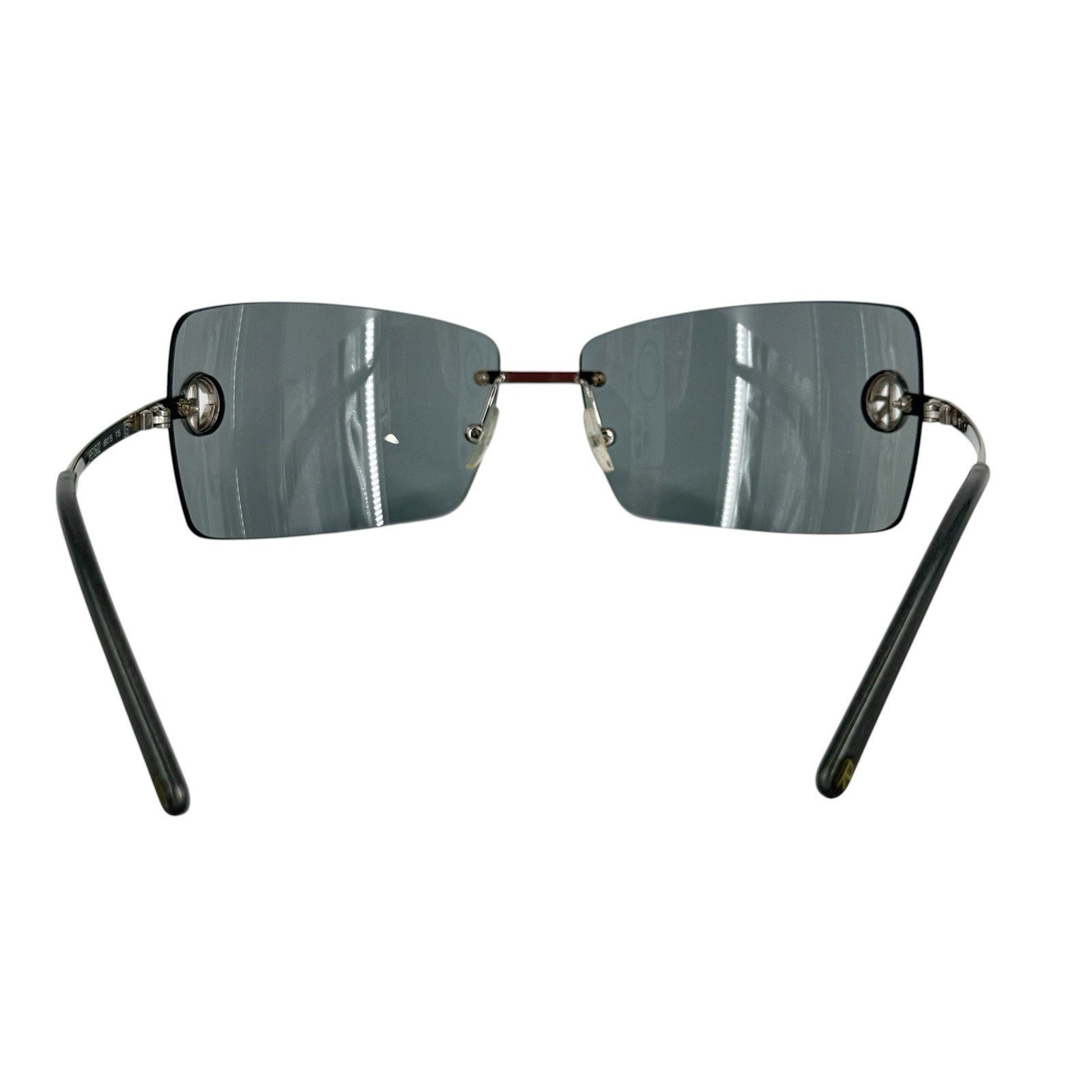 John Richmond Rimless Shield Sunglasses JR51502 Gray Unisex Italy 69 15 115mm