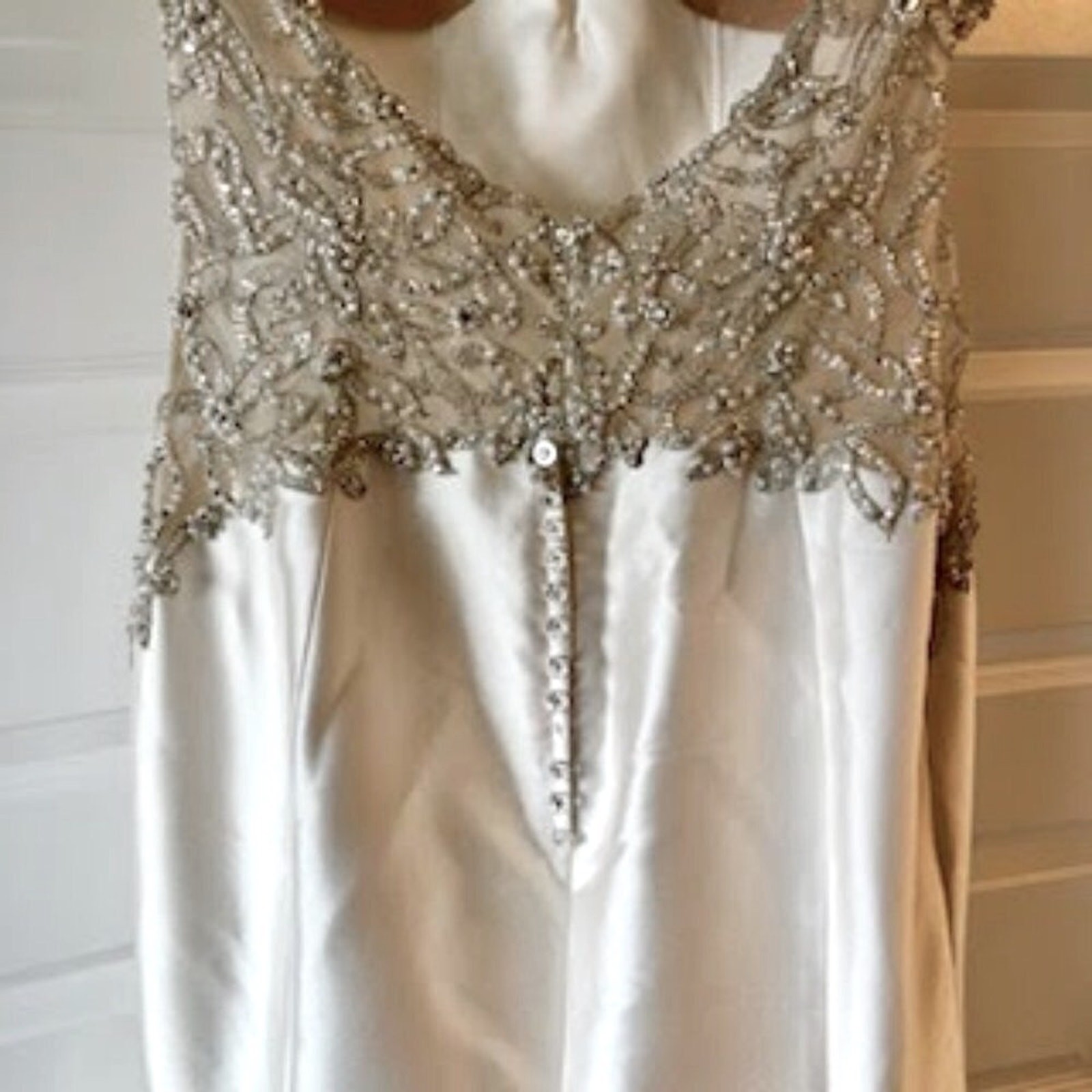 NWT SOTTERO and MIDGLEY Marquette Jeweled Wedding Gown Champagne 10 MSRP $1998