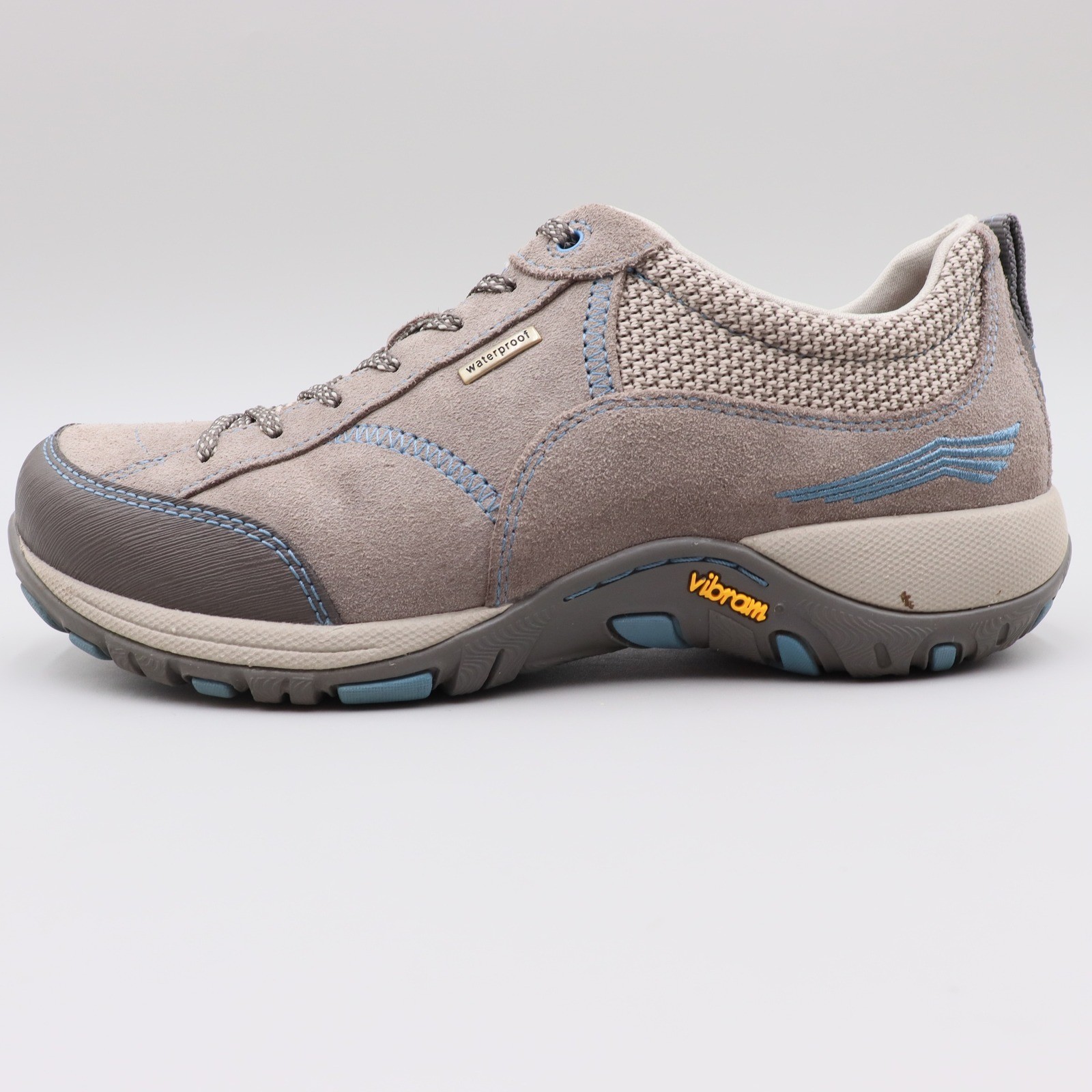 Dansko Paisley Waterproof Suede Walking Shoes Taupe Grey Women’s Size 5.5-6 US