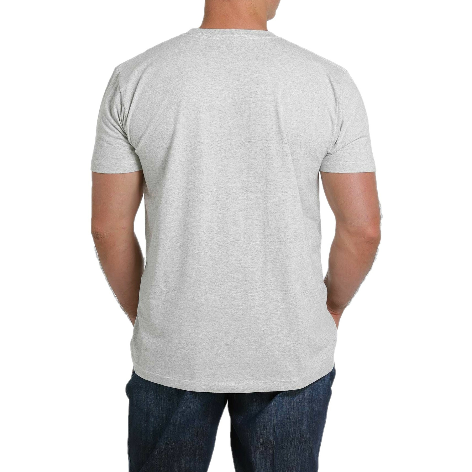 Cinch Men’s Short Sleeve Jersey Heather Grey T-Shirt MTT1690456