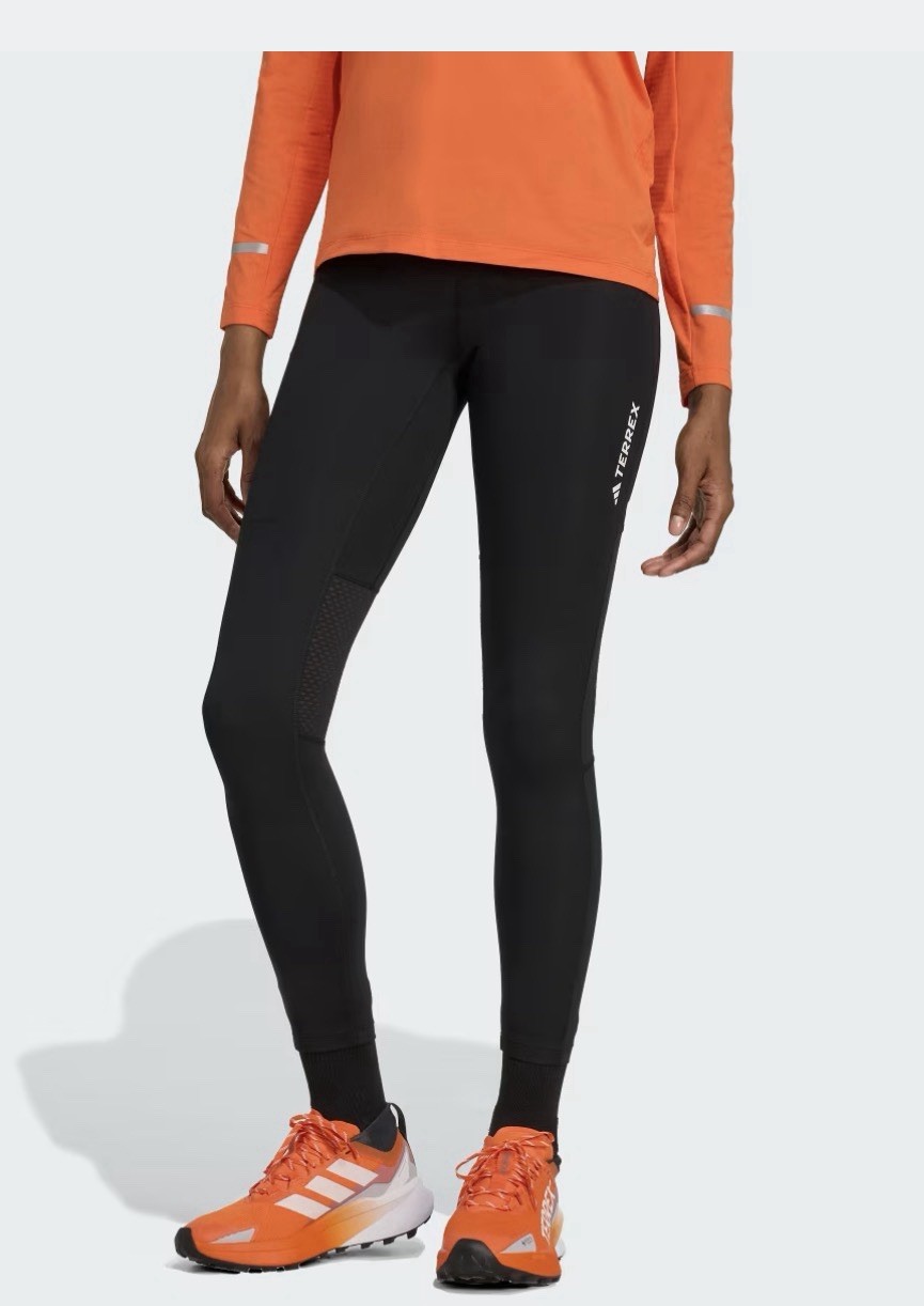 adidas Terrex Xperior Leggings Women S Black High Rise Reflective NWT JM0585