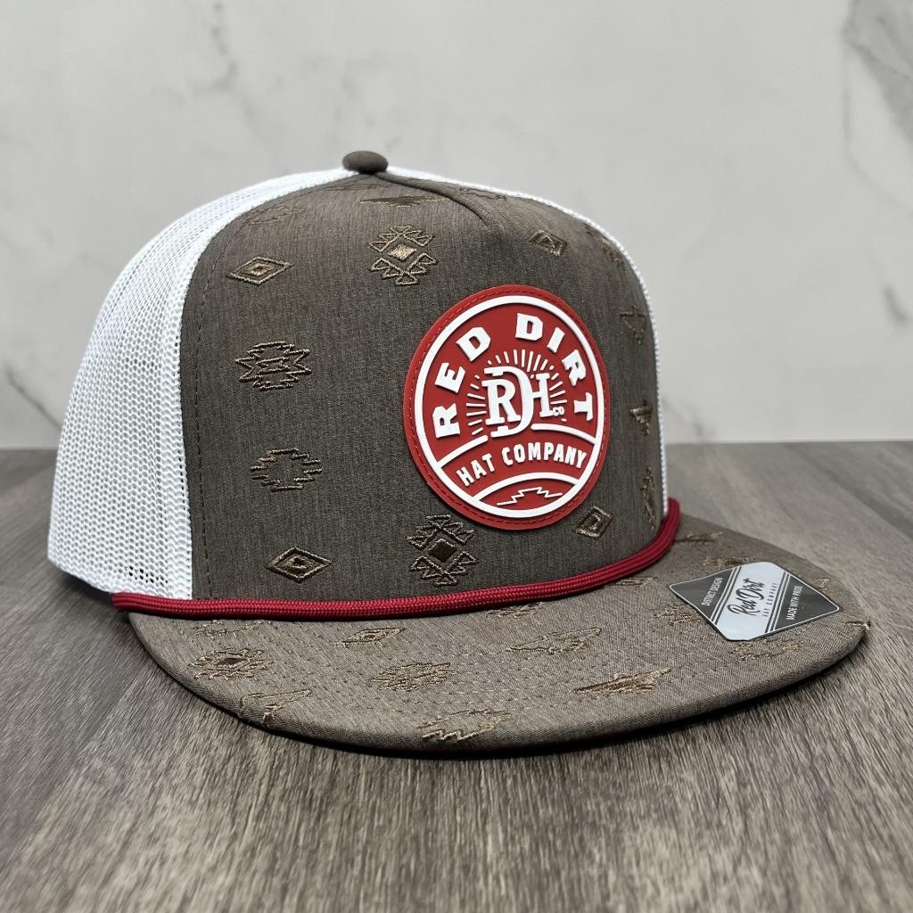 Red Dirt Hat Co The Ruins Classic Western Trucker Mesh Back Adjustable Snapback