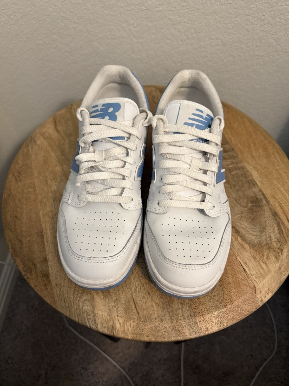 New Balance 480 Men’s Sneakers White/Blue/Gray, Size 8
