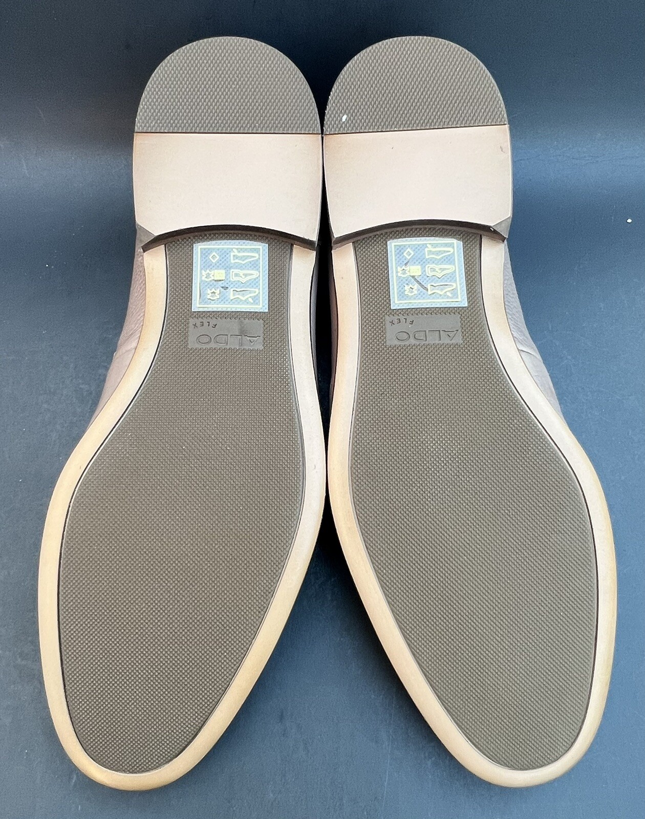 ALDO Men’s Bainville Leather Loafers Light Brown Men’s 9.5 US Size NWB