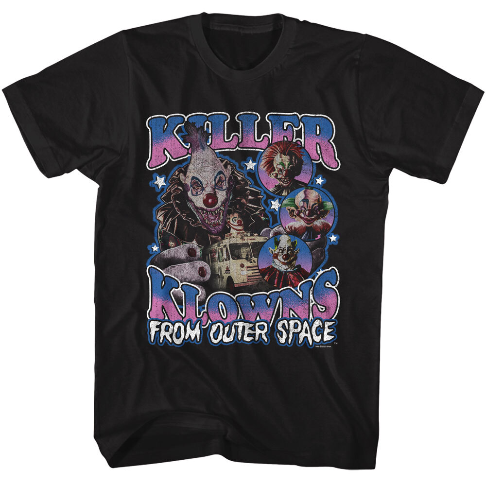 Killer Klowns From Outer Space Movie Clown Collage Men’s T Shirt