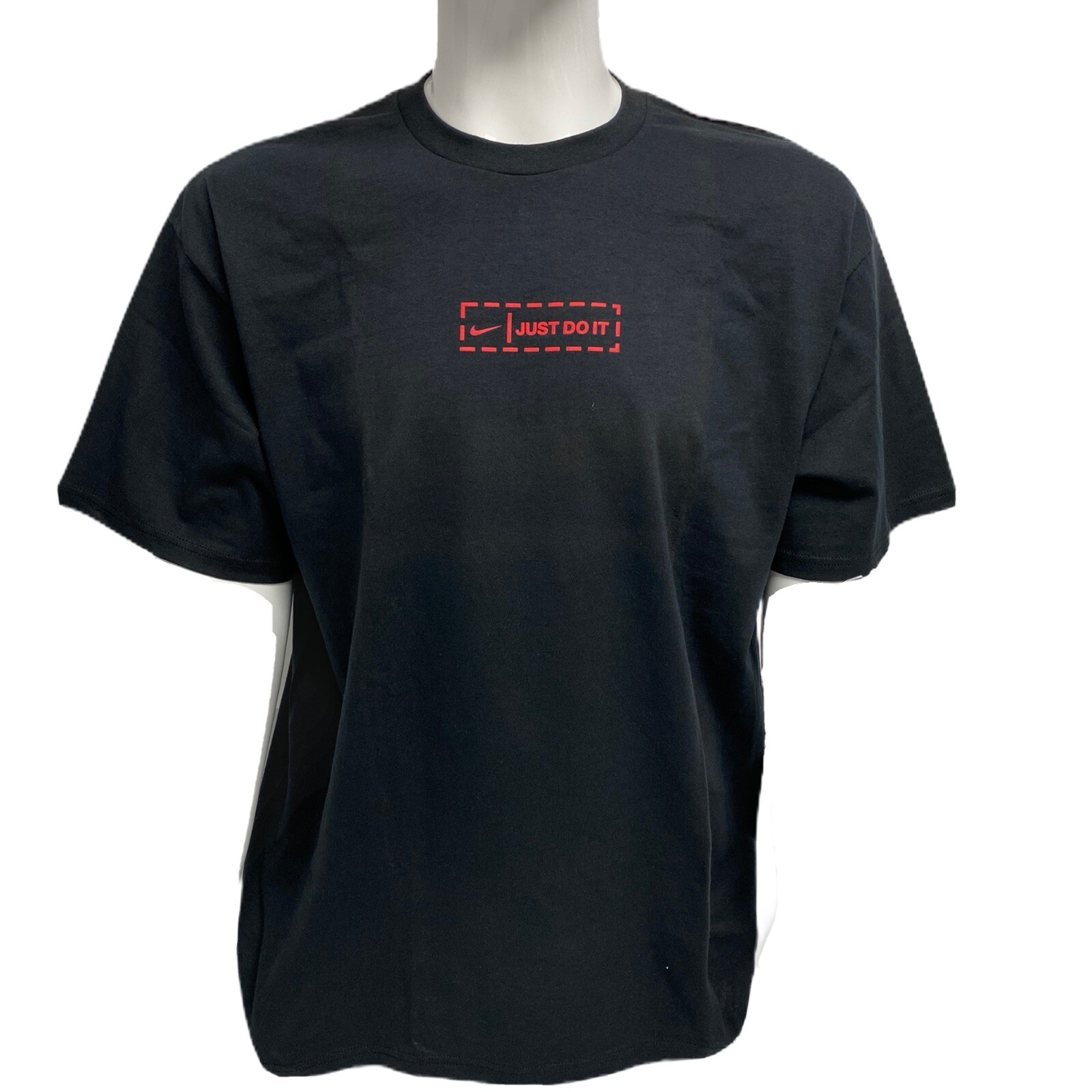 Vintage 2001 Nike Men’s Black T-Shirt Just Do It black short sleeve Size XL