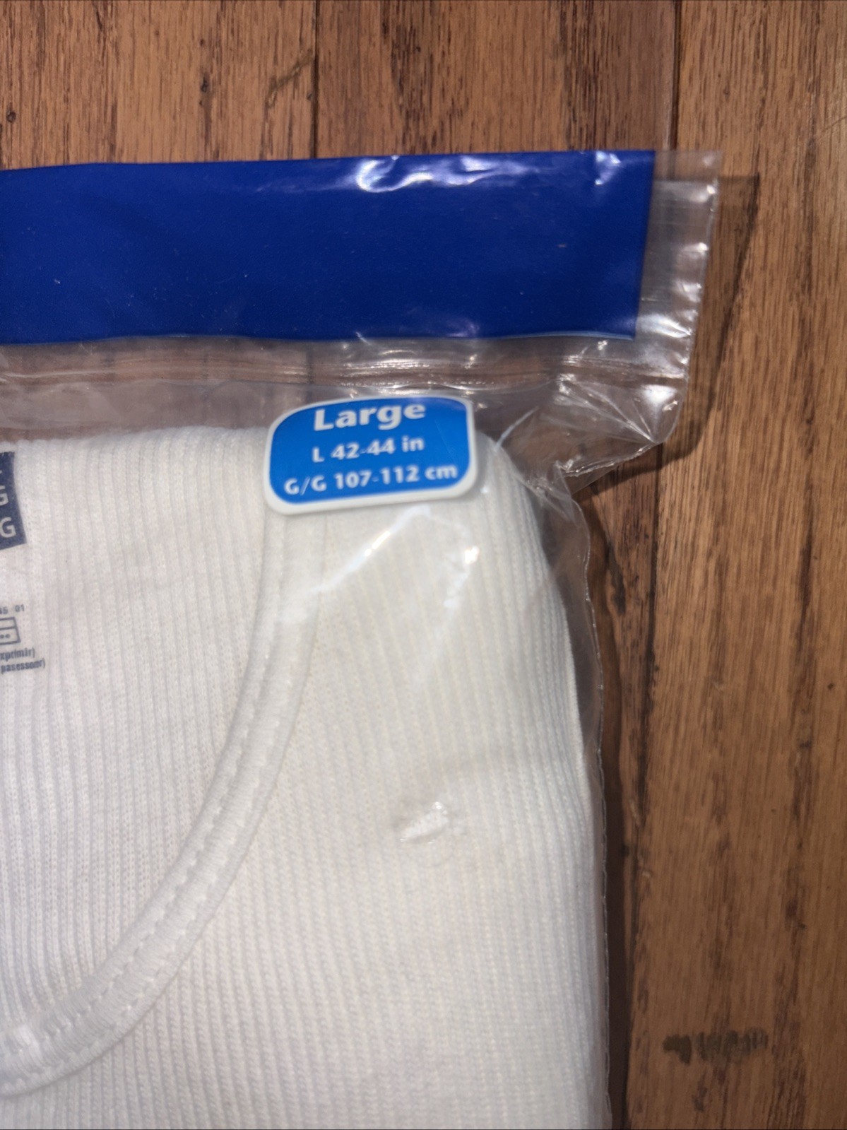 Fruit Of The Loom Men’s Classic White 3 A-Shirt 3-Pack Size L