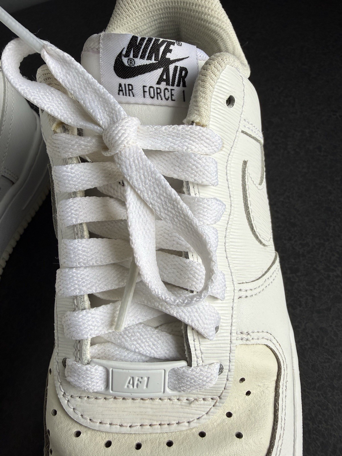 Nike Air Force 1 VPC Women’s Sz 7 White Low Top Shoes Sneakers AF1 Lifestyle