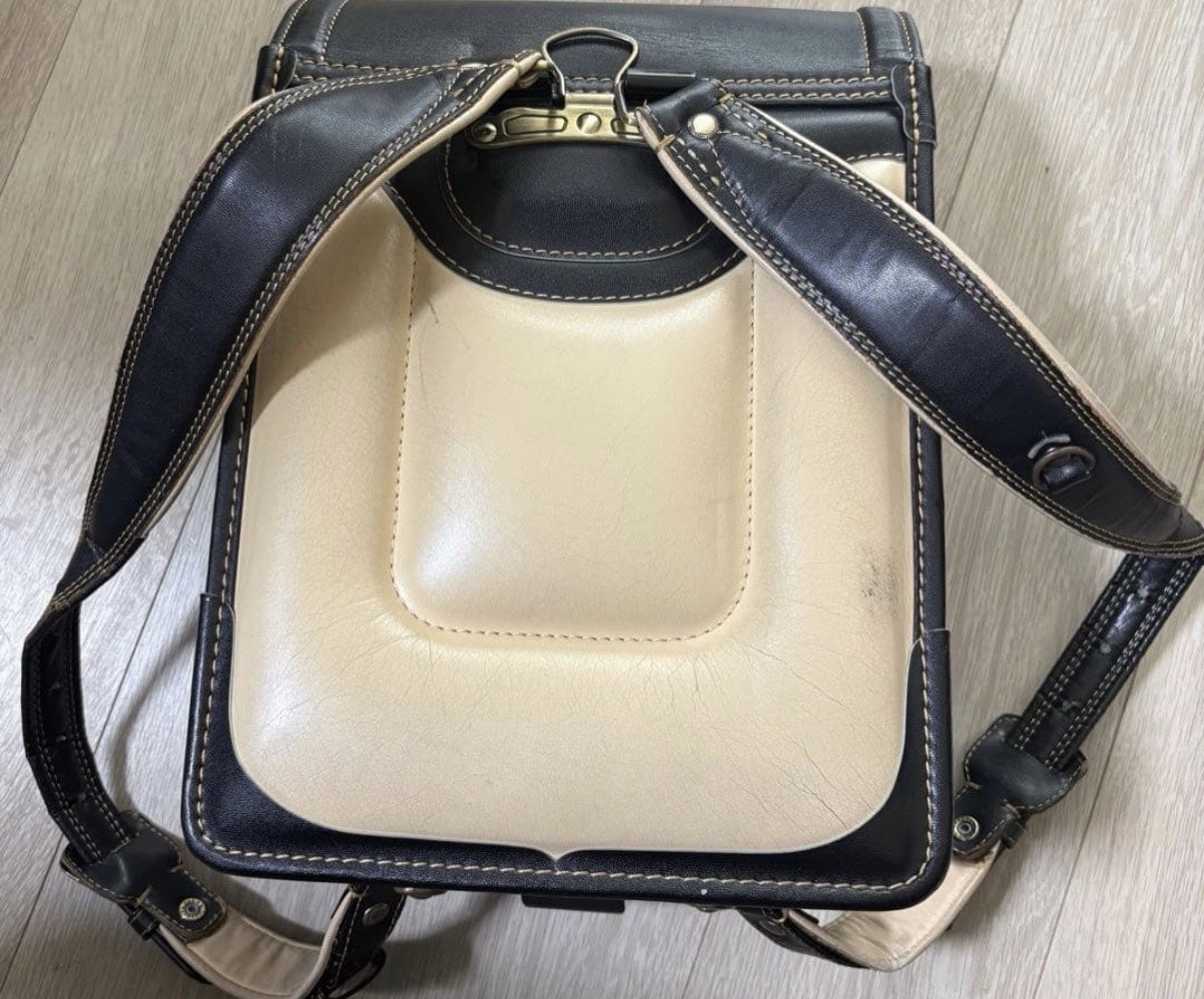 Randoseru Tsuchiya Kaban Genuine Leather Antique-Black : Japan School Bag SR-2