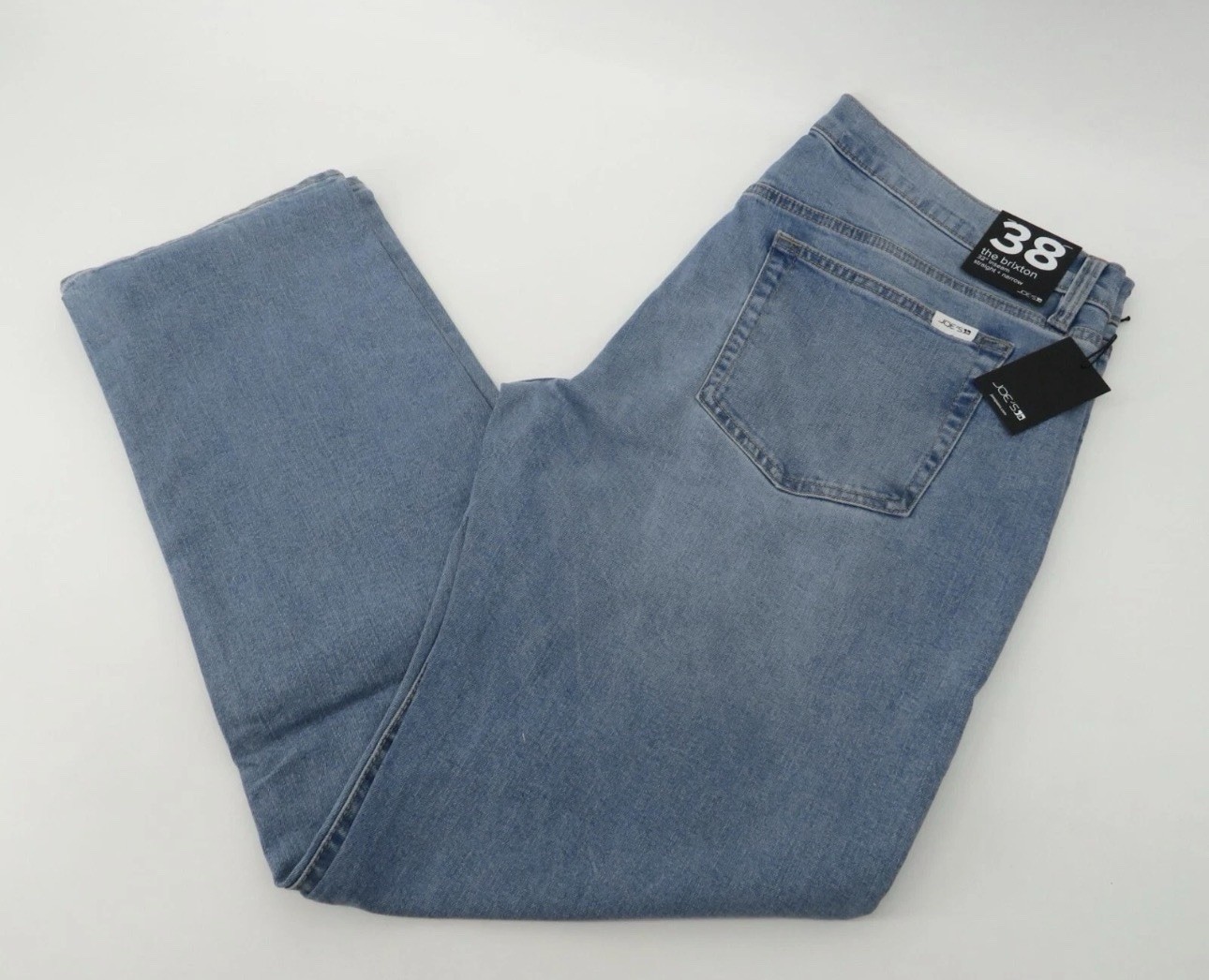 Joe’s Brixton Men’s Blue Jeans 38 X 32 Straight Narrow NWT $180 Stretch