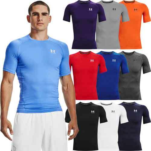 Under Armour Men’s UA HeatGear Compression Short Sleeve Shirt 1361518 FREE SHIP