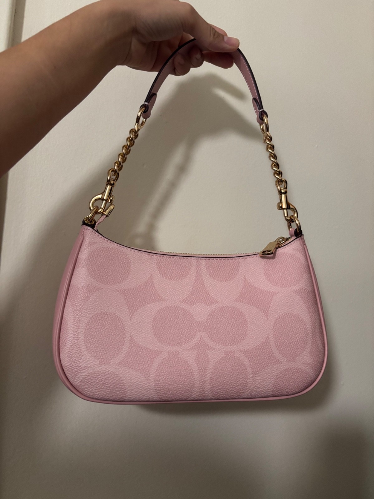 Authentic powder pink coach teri Cal51