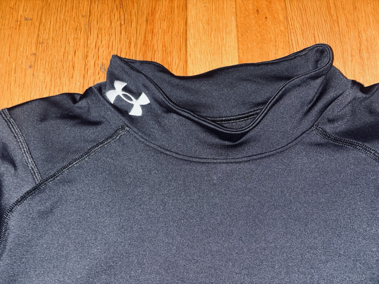 Under Armour ColdGear Compression Mock Neck Long Sleeve Shirt Black XXL