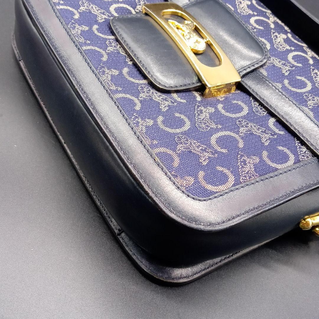 CELINE C Macadam Horse Carriage Hardware Shoulder Bag