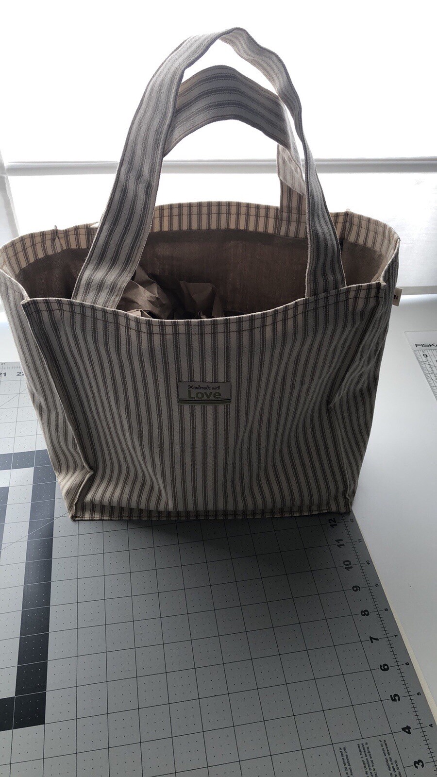Tote Bag With Inner Compartments For Tumblr (not Including) And Small Items