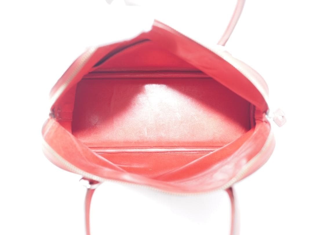 HERMES Bolide 31 Red Rouge Vif Hand Bag W 32cm x H 24cm x D 13cm Ladies