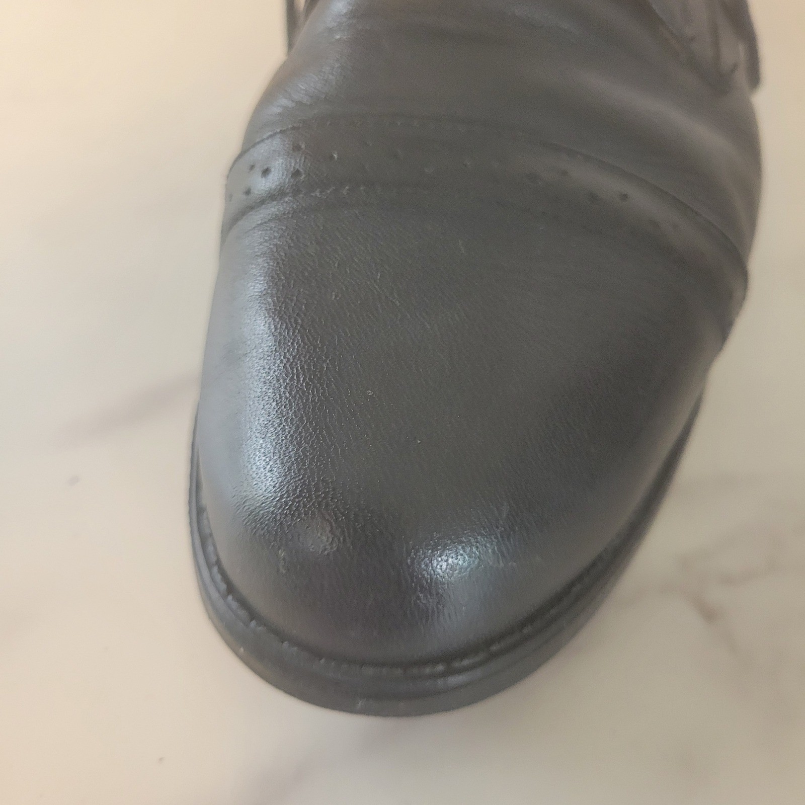 On Course By Frelonic Equestrian Brown Leather Cap Toe Ankle Riding Boots Sz 9
