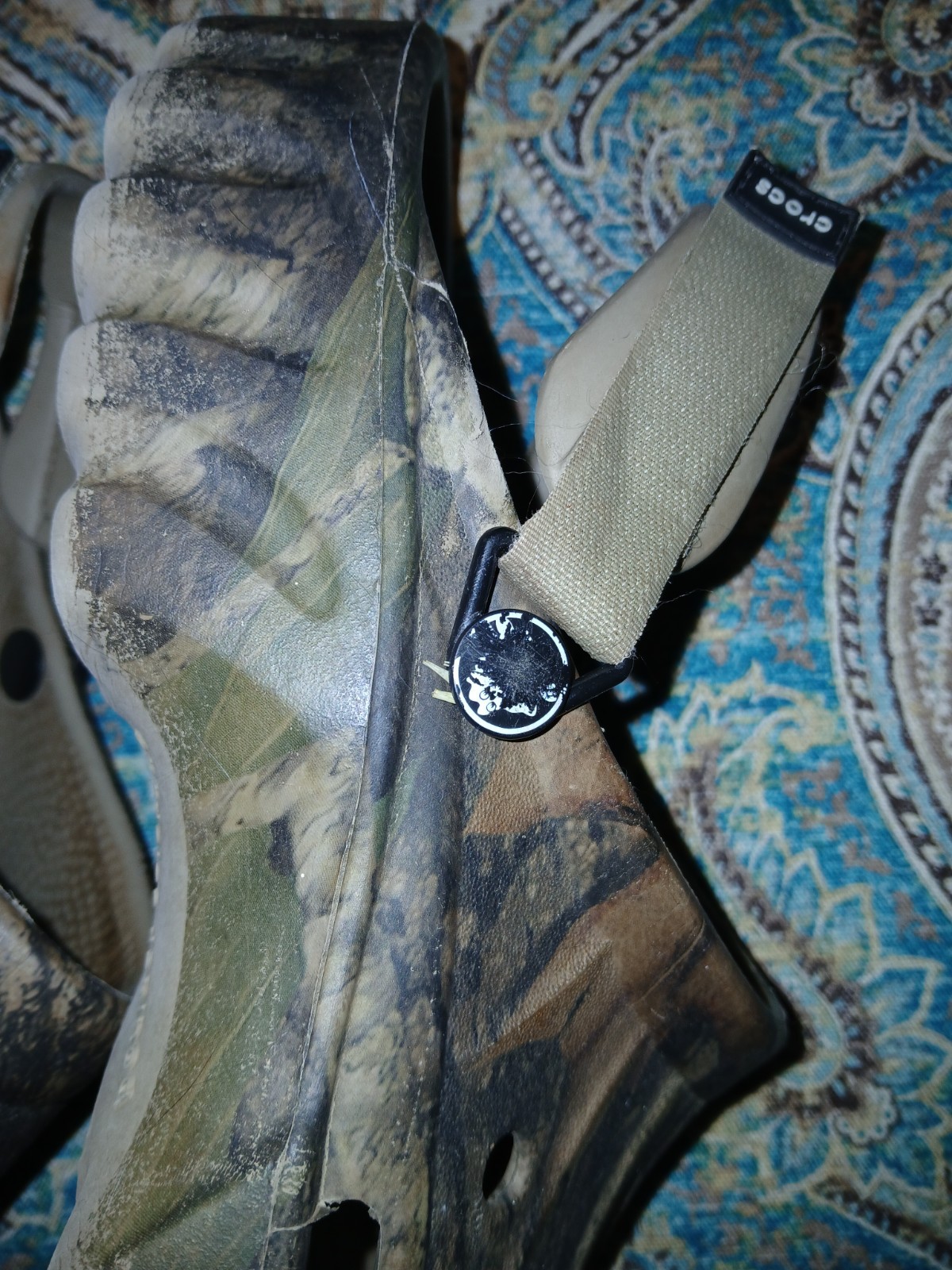 TrueTIMBER Crocs Off-Road O2 Octane Outdoor Crocs for Men CAMOUFLAGE Adjustable